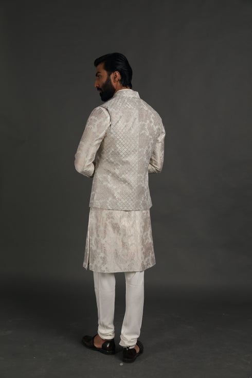 Banarasi Nehru Jacket Set